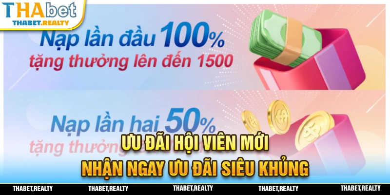 Ưu đãi hội viên siêu khủng khi nạp tiền THABET