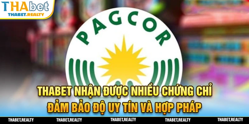 THABET được chứng nhận bởi nhiều cơ quan thẩm quyền hàng đầu